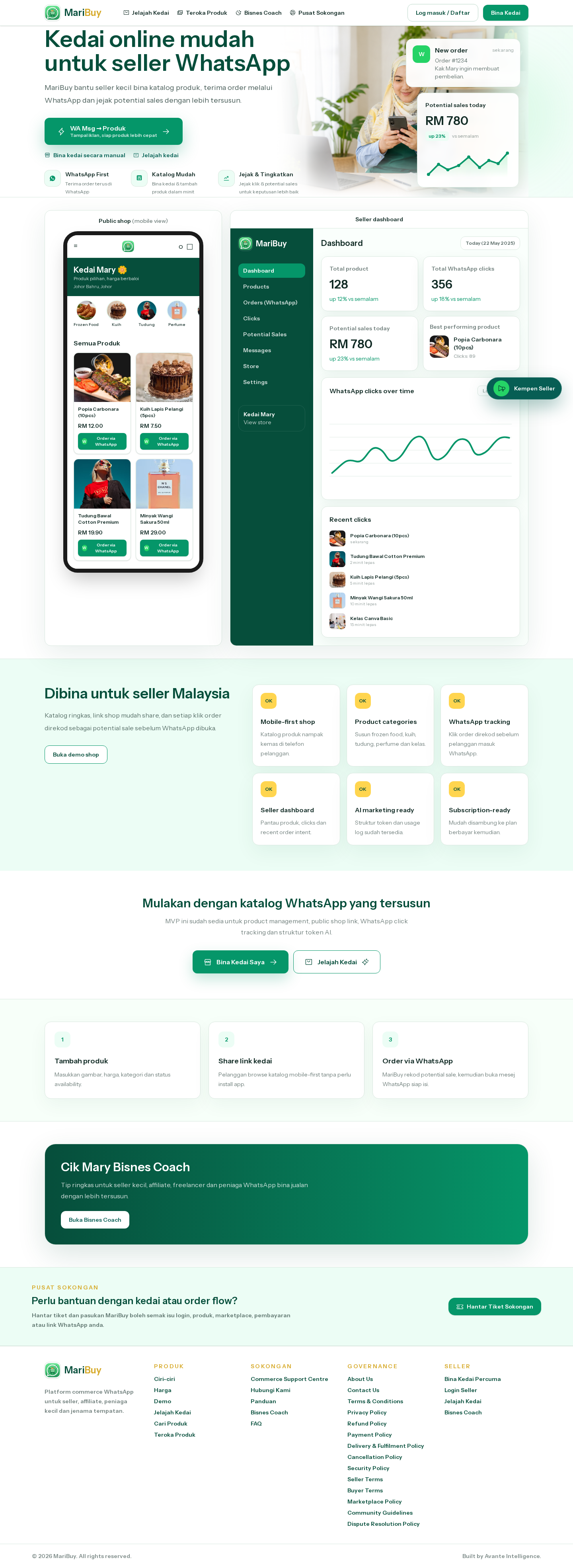 MariBuy desktop screenshot